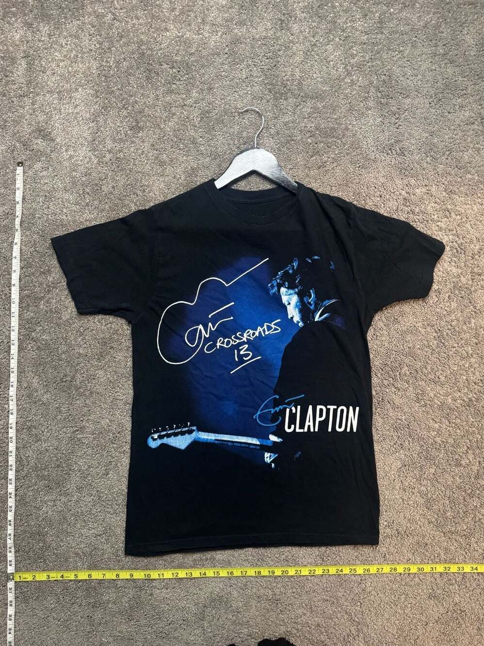 Hard Rock Cafe Eric Clapton Crossroads 2013 Nashville T-Shirt Size Medium